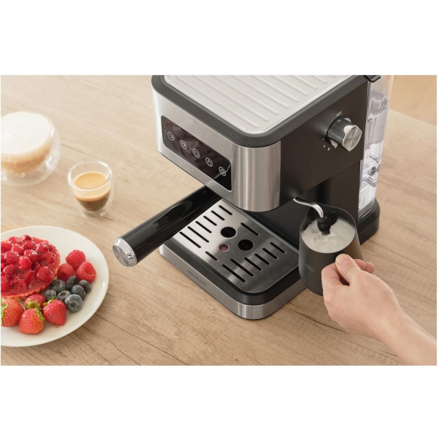 Sencor - Karos eszpresszó kávéfőző 1050W/230V fekete/matt króm