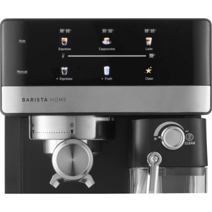 Sencor - Karos eszpresszó kávéfőző 1350 W/230 V fekete/matt króm