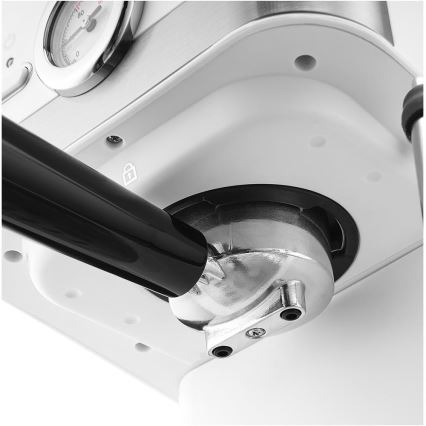 Sencor - Karos kávéfőző karos működtetéssel 1050W/230V fehér/matt króm