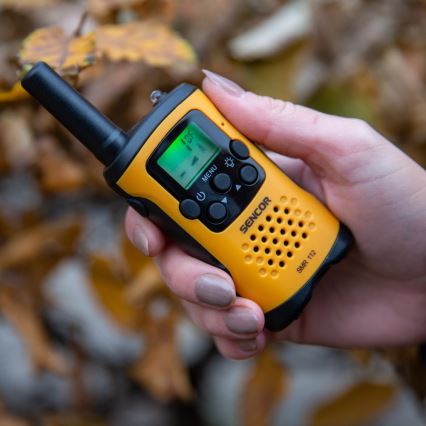 Sencor - KÉSZLET 2x Walkie-talkie 3xAAA hatótáv 5 km