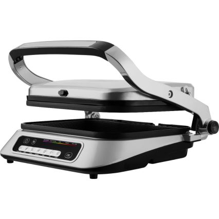 Sencor - Kontakt grill 2100W/230V matt króm