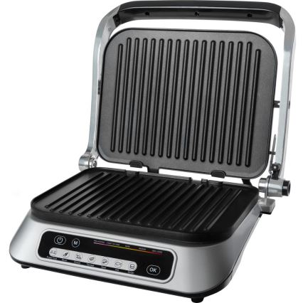 Sencor - Kontakt grill 2100W/230V matt króm