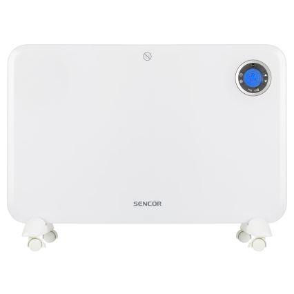Sencor - Konvektor LCD-kijelzővel és termosztáttal 750W/1500W/230V IP24