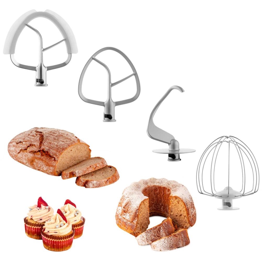 Sencor - Konyhai robotgép rozsdamentes acél tálral 1700W/230V matt króm