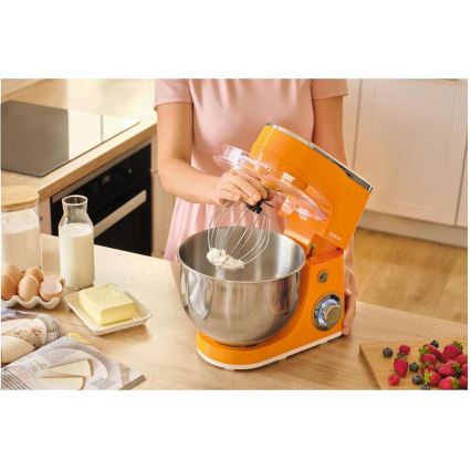 Sencor - Konyhai robotgép rozsdamentes acéltállal 1300W/230V narancssárga