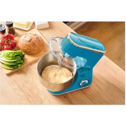 Sencor - Konyhai robotgép rozsdamentes acéltállal 1300W/230V türkiz