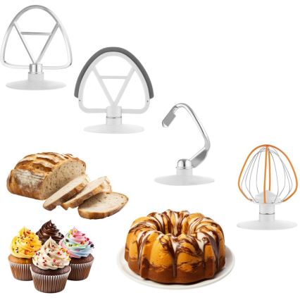 Sencor - Konyhai robotgép rozsdamentes keverőtállal 1000W/230V fehér