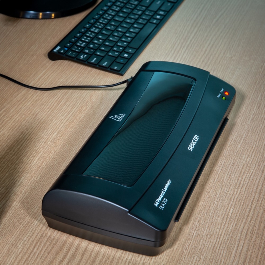 Sencor - Laminálógép A4 280W/230V fekete