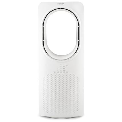 Sencor - Lapát nélküli padlóventilátor 50W/230V fehér + távirányítás
