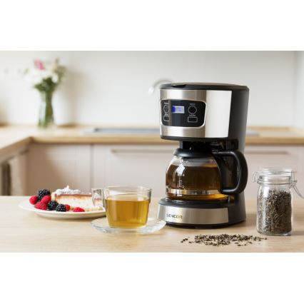 Sencor - Csepegtetős kávéfőző LCD kijelzővel 700W/230V