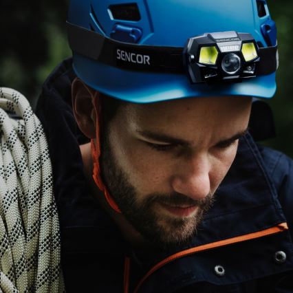 Sencor - LED újratölthető fejlámpa LED/3W/900 mAh IP44