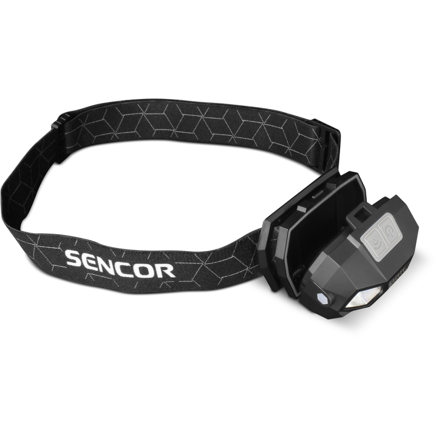 Sencor - LED újratölthető fejlámpa LED/3W/900 mAh IP44