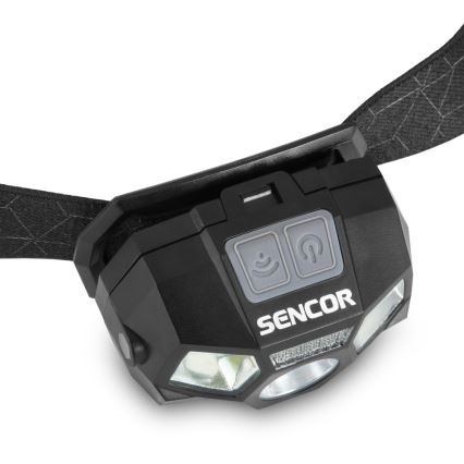 Sencor - LED újratölthető fejlámpa LED/3W/900 mAh IP44