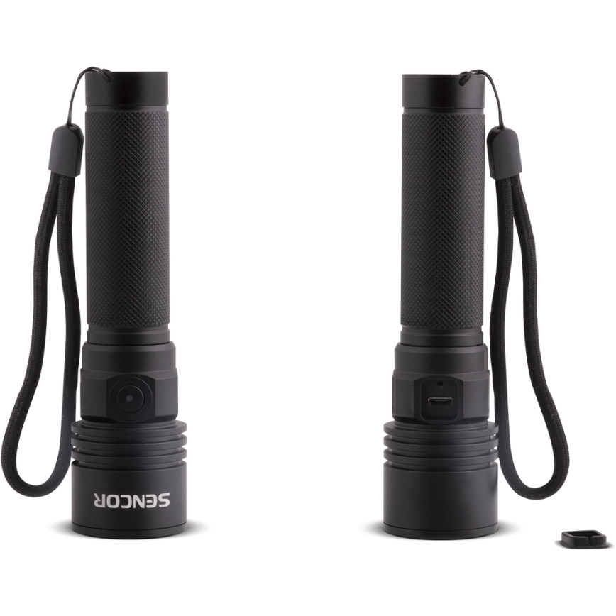 Sencor - LED Újratölthető zseblámpa LED/3W/3,7V 2000 mAh IPX4