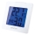 Sencor - Meteorológiai állomás LCD kijelzővel és ébresztőórával 1xAA fehér