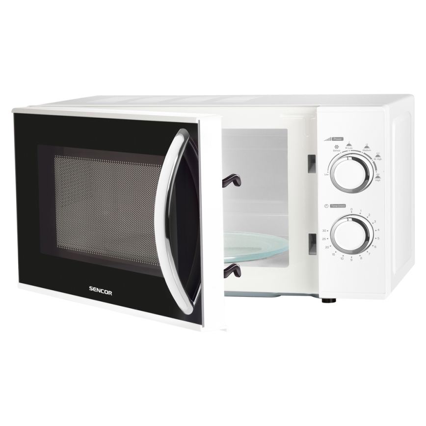 Sencor - Mikrohullámú sütő 700W/230V 17 l fehér