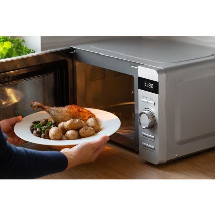 Sencor - Mikrohullámú sütő 800 W/230 V, 17 l, ezüst