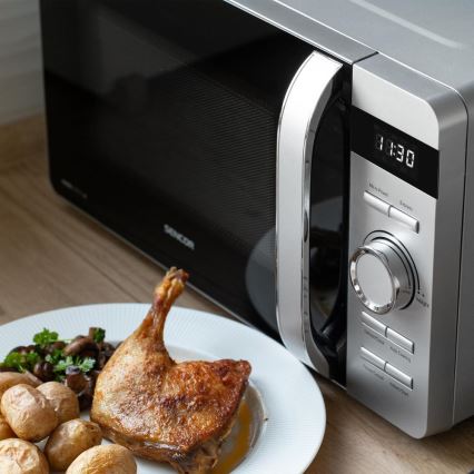 Sencor - Mikrohullámú sütő 800 W/230 V, 17 l, ezüst