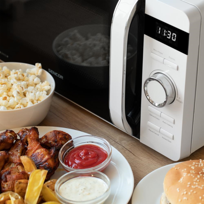 Sencor - Mikrohullámú sütő 800W/230V 17 l fehér