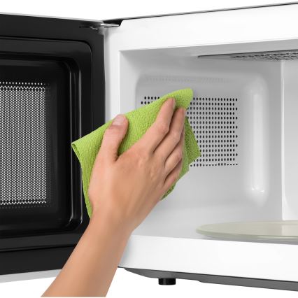 Sencor - Mikrohullámú sütő grill funkcióval 700W/900W/230V 17 l rozsdamentes acél