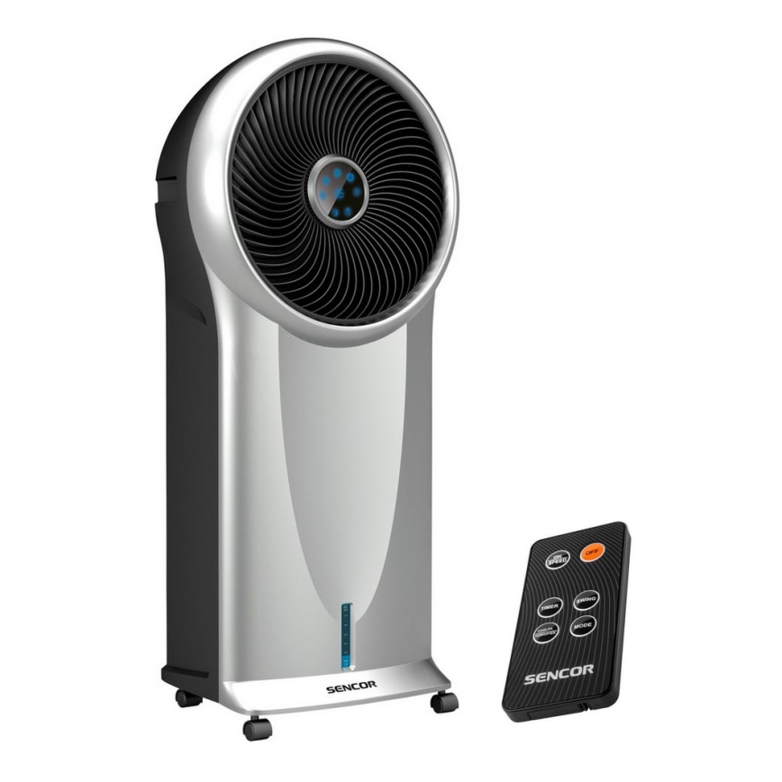 Sencor - Mobil léghűtő 3 az 1-ben 110W/230V ezüst/fekete + távirányító
