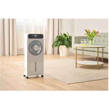 Sencor - Hordozható léghűtő 28W/230V szürke + távirányító