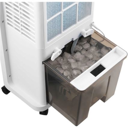 Sencor - Hordozható léghűtő 28W/230V szürke + távirányító