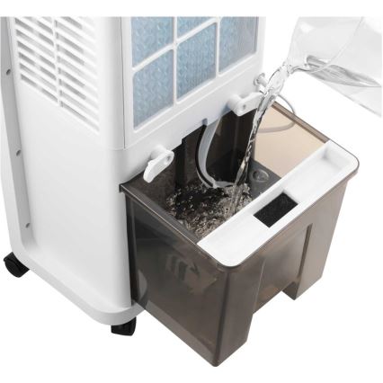 Sencor - Hordozható léghűtő 28W/230V szürke + távirányító