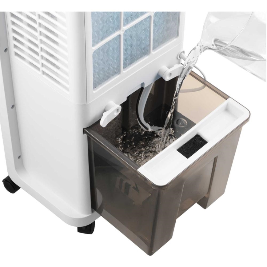 Sencor - Hordozható léghűtő 28W/230V szürke + távirányító