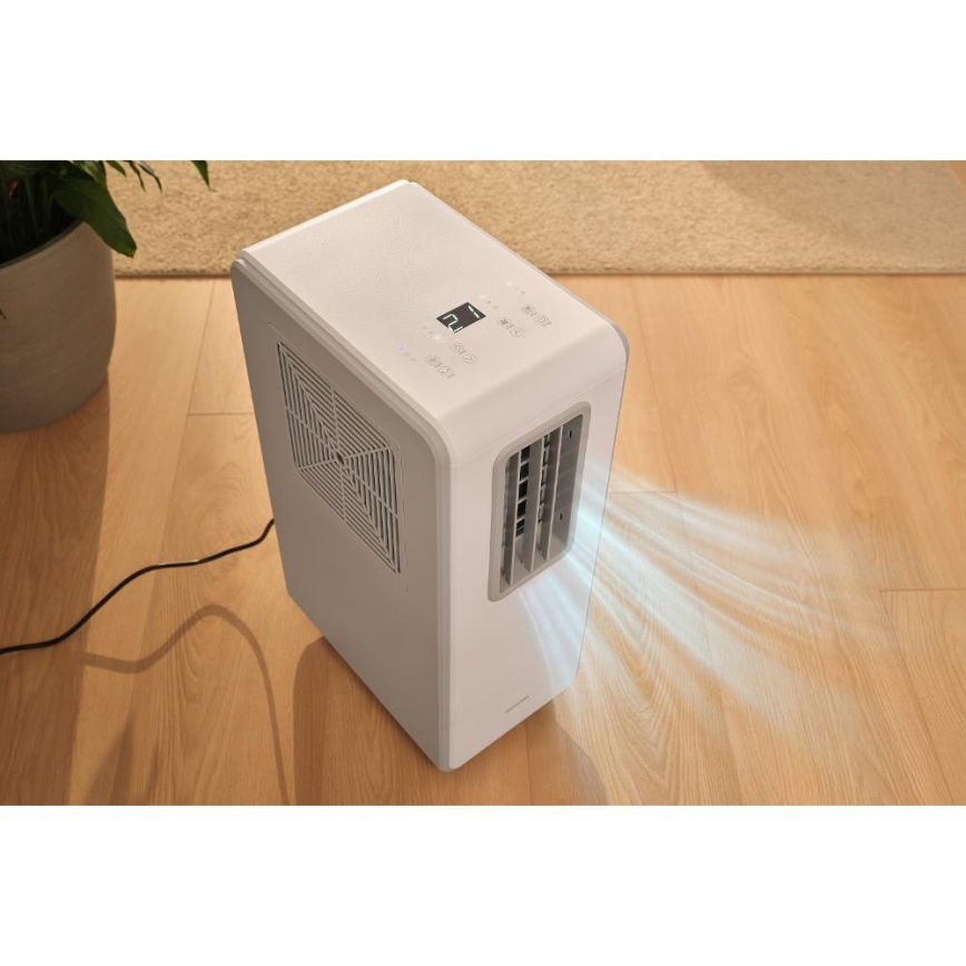 Sencor - Mobil légkondicionáló 4 az 1-ben 200W/230V 1800 BTU fehér + távirányító