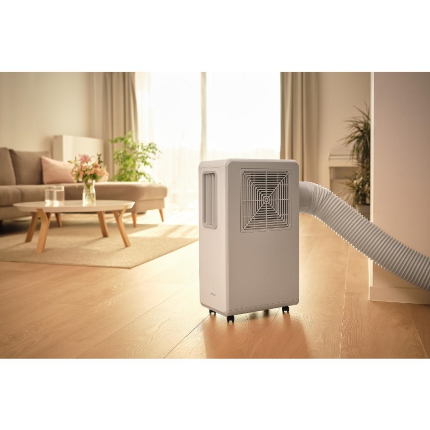 Sencor - Mobil légkondicionáló 4 az 1-ben 200W/230V 1800 BTU fehér + távirányító