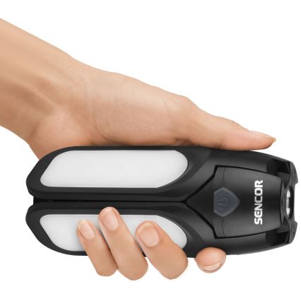 Sencor - LED újratölthető kempinglámpa napelemes töltéssel LED/3W/1600 mAh IPX4