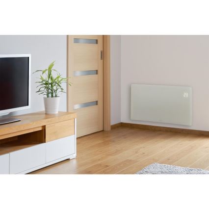 Sencor - Okos elektromos fűtőtest/konvektor 1200/2400W/230V IP24 Wi-Fi fehér
