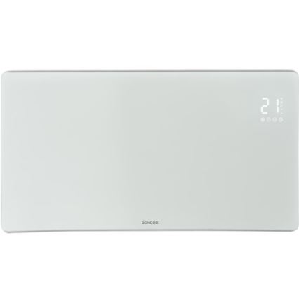Sencor - Okos elektromos fűtőtest/konvektor 1200/2400W/230V IP24 Wi-Fi fehér