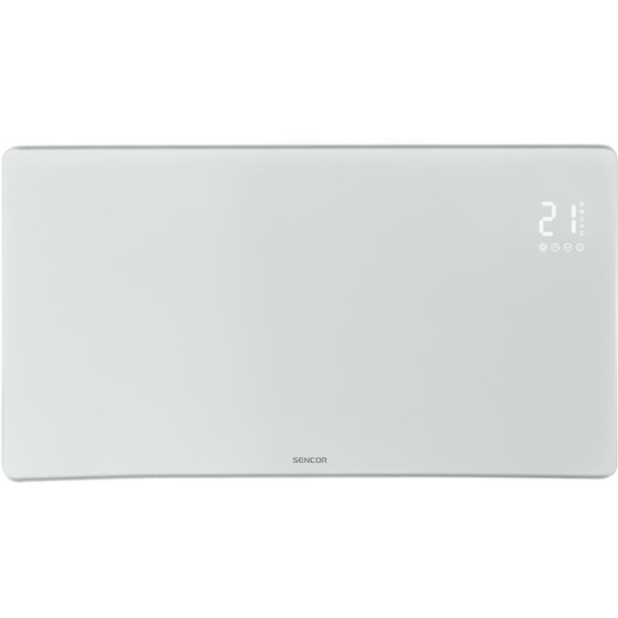 Sencor - Okos elektromos fűtőtest/konvektor 1200/2400W/230V IP24 Wi-Fi fehér