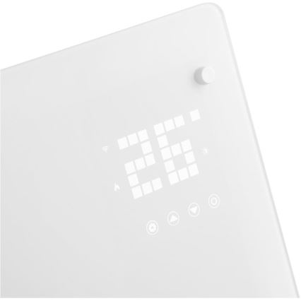 Sencor - Okos elektromos fűtőtest/konvektor 2000W/230V IP24 Wi-Fi fehér + távirányító