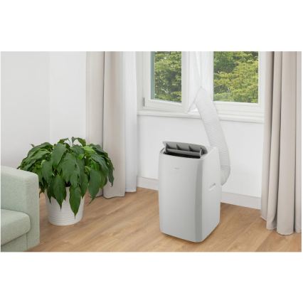 Sencor - Okos, mobil klímaberendezés 5 az 1-ben, teljes tartozékkészlettel, 733 W/230 V, 9000 BTU, Wi-Fi, fehér + távirányító