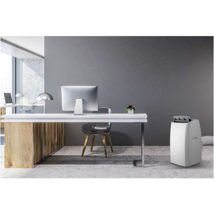 Sencor - Okos, mobil klímaberendezés 5 az 1-ben, teljes tartozékkészlettel, 733 W/230 V, 9000 BTU, Wi-Fi, fehér + távirányító