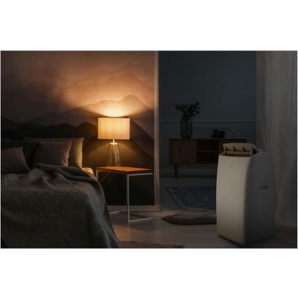 Sencor - Okos, mobil klímaberendezés 5 az 1-ben, teljes tartozékkészlettel, 733 W/230 V, 9000 BTU, Wi-Fi, fehér + távirányító