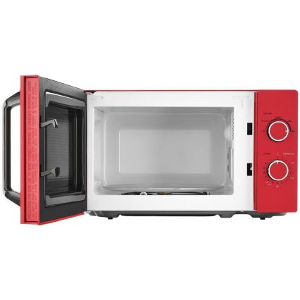 Sencor - Piros mikrohullámú sütő 700 W/230 V