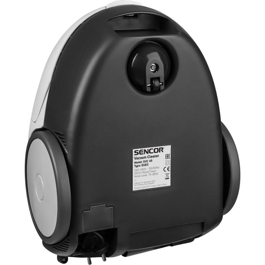 Sencor - Porzsákos porszívó 1,5 l 850W/230V fehér