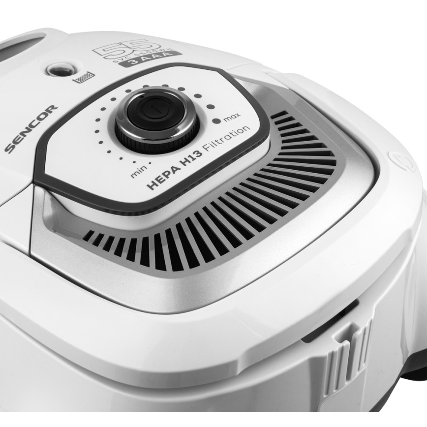 Sencor - Porzsákos porszívó 2 l 700W/230V fehér