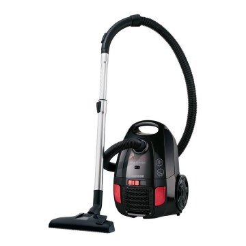 Sencor - Porzsákos porszívó 3 l 700W/230V fekete/piros