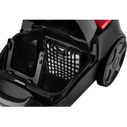 Sencor - Porzsákos porszívó 3 l 700W/230V fekete/piros
