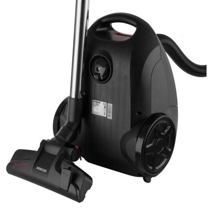 Sencor - Porzsákos porszívó 3 l 700W/230V fekete/piros