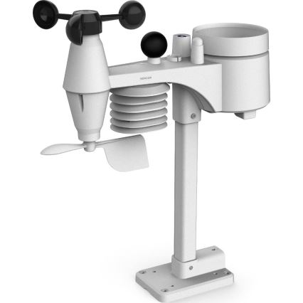 Sencor - Professzionális időjárás-állomás színes LCD-kijelzővel és ébresztővel 5V/1xCR2032 + 3xAA