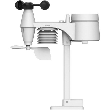 Sencor - Professzionális időjárás-állomás színes LCD-kijelzővel és ébresztőfunkcióval 5V/3xAAA + 3xAA