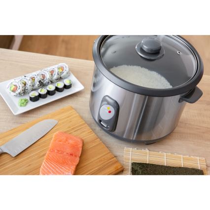 Sencor - Rizsfőző 1000W/230V 2,8 l rozsdamentes acél