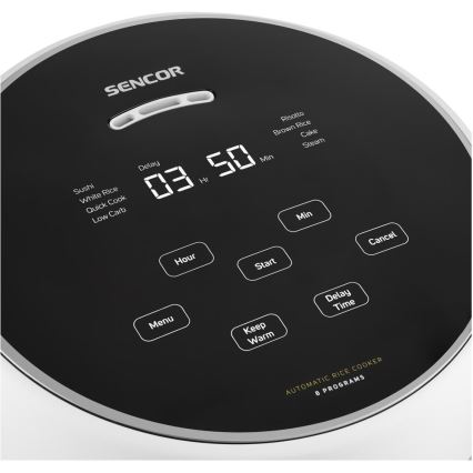 Sencor - Rizsfőző 350 W/230 V 0,6 l fehér