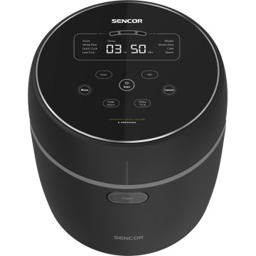 Sencor - Rizsfőző 350W/230V 0,6 l fekete